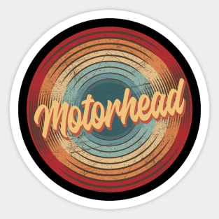 Motorhead Vintage Circle Sticker